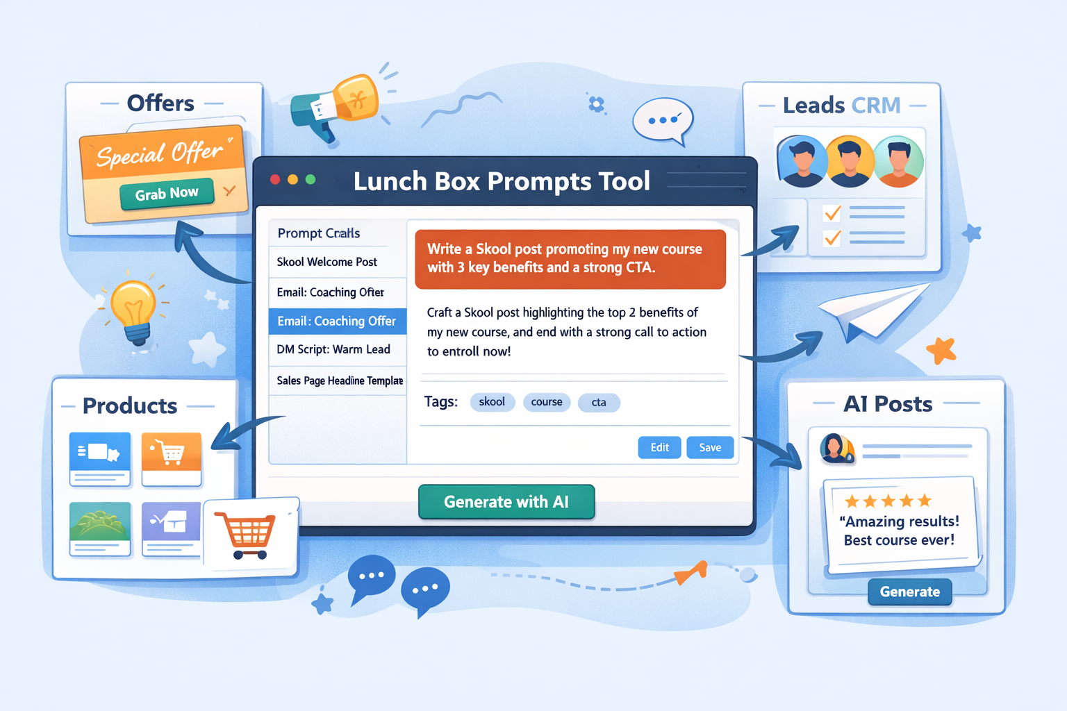 The Offers Tool For Online Creators: Save, Reuse, and Scale!