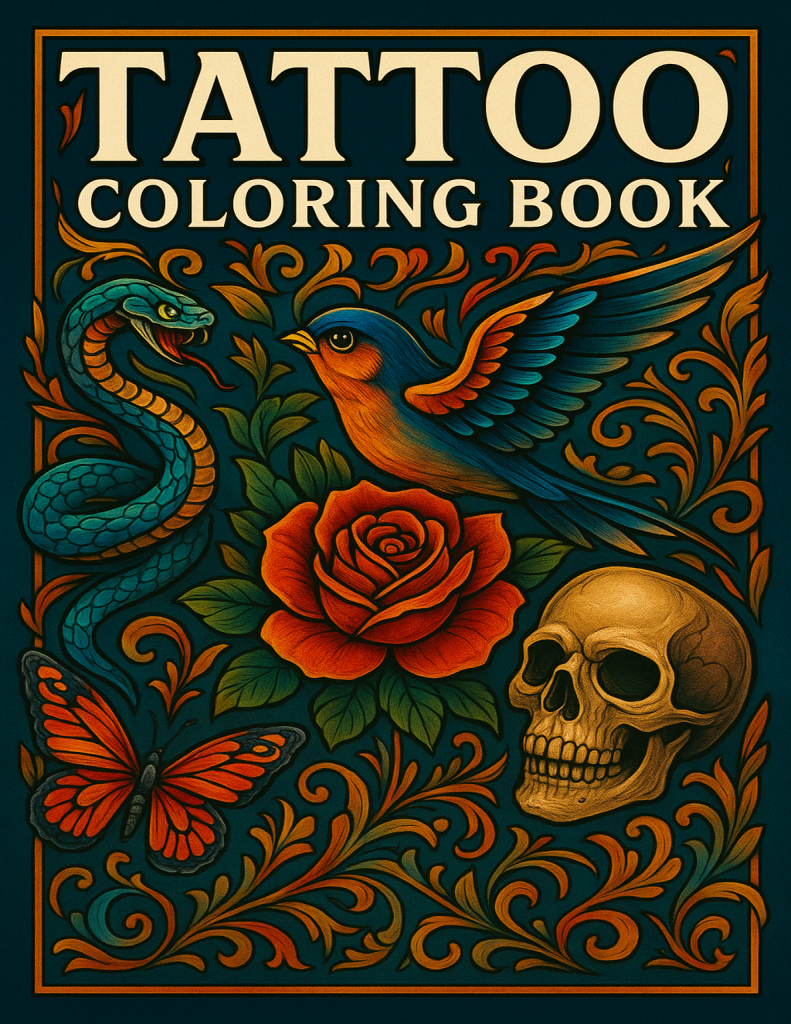 A black and white AI-generated coloring image featuring a whimsical scene with animals and nature elements, perfect for kids to color.