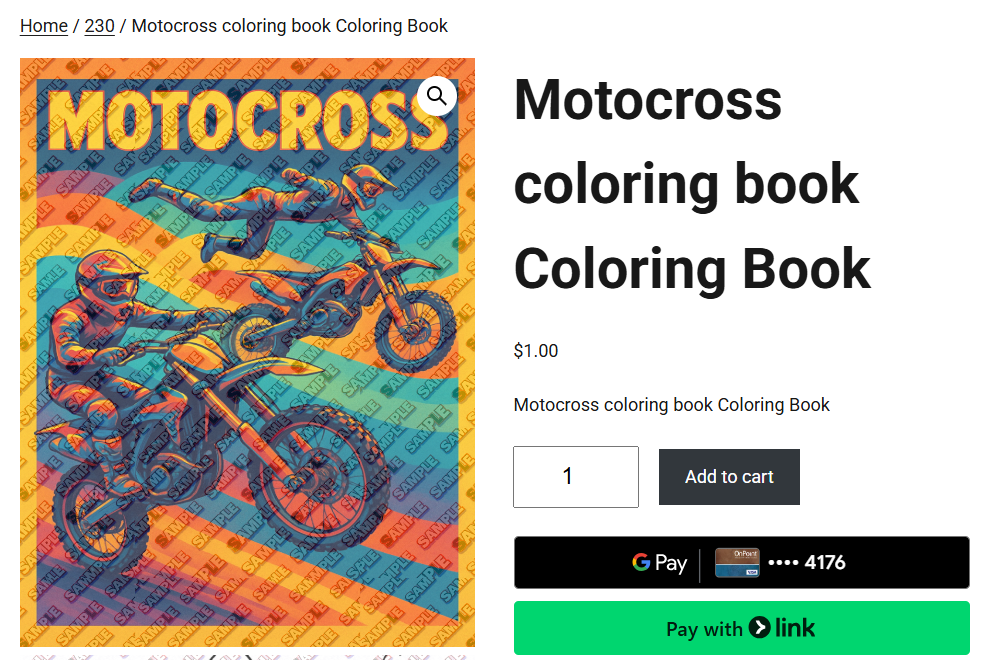 watermark by category for WooCommerce